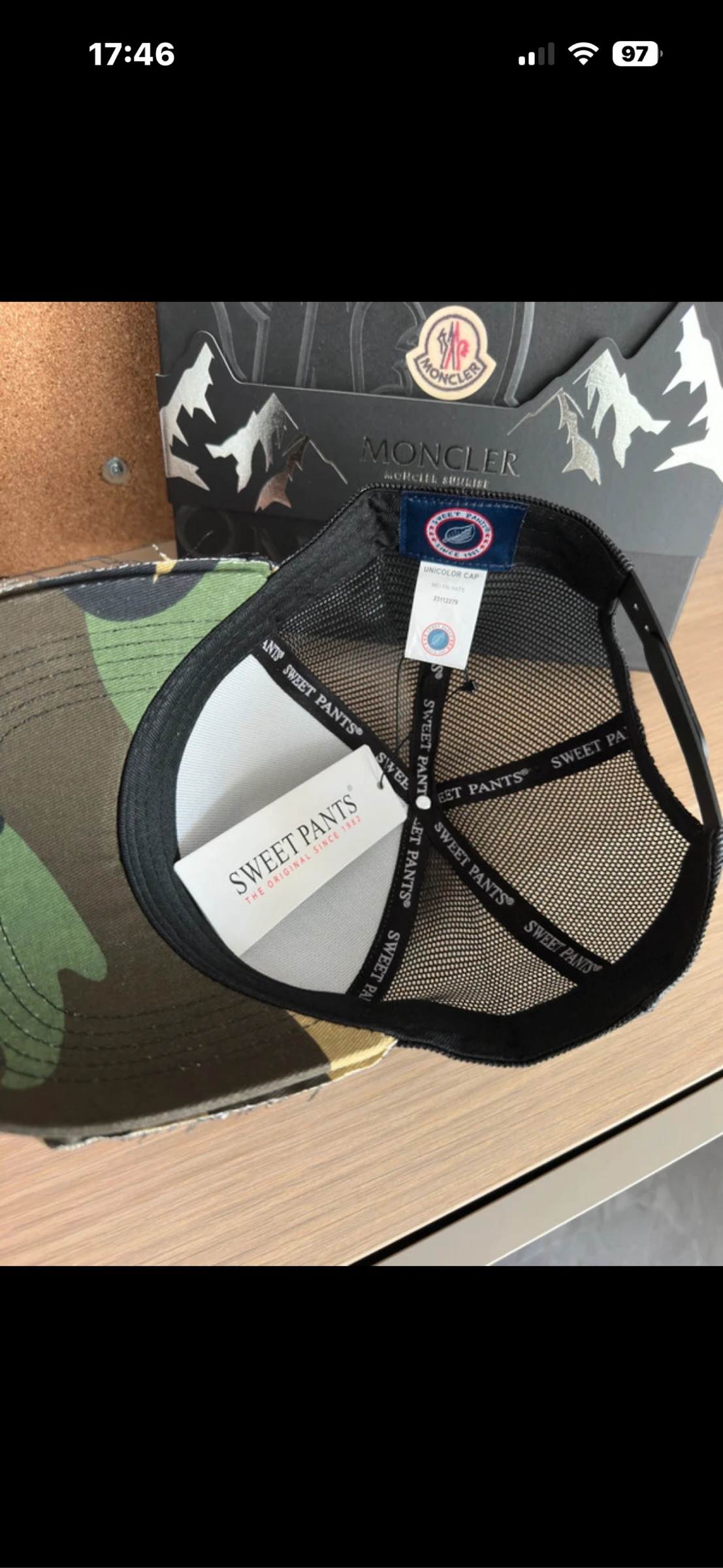 Gorra sweet pants negra – photo 4